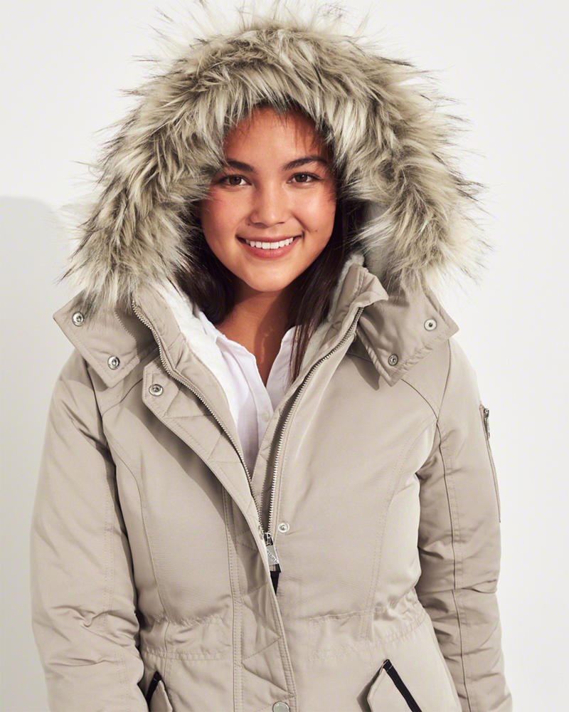 Cozy lined outlet down parka hollister